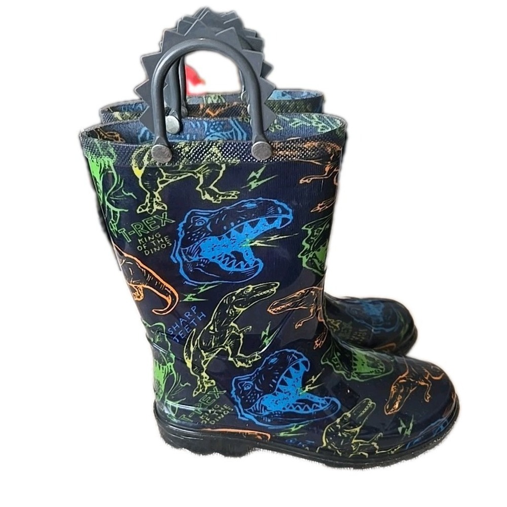 Member's Mark Boy's Rain Boot Dinosaur Sz‎ 11/12